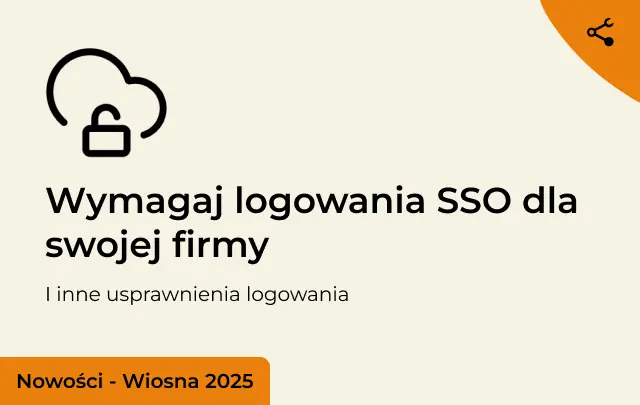 Wymuś logowanie SSO dla swojej firmy